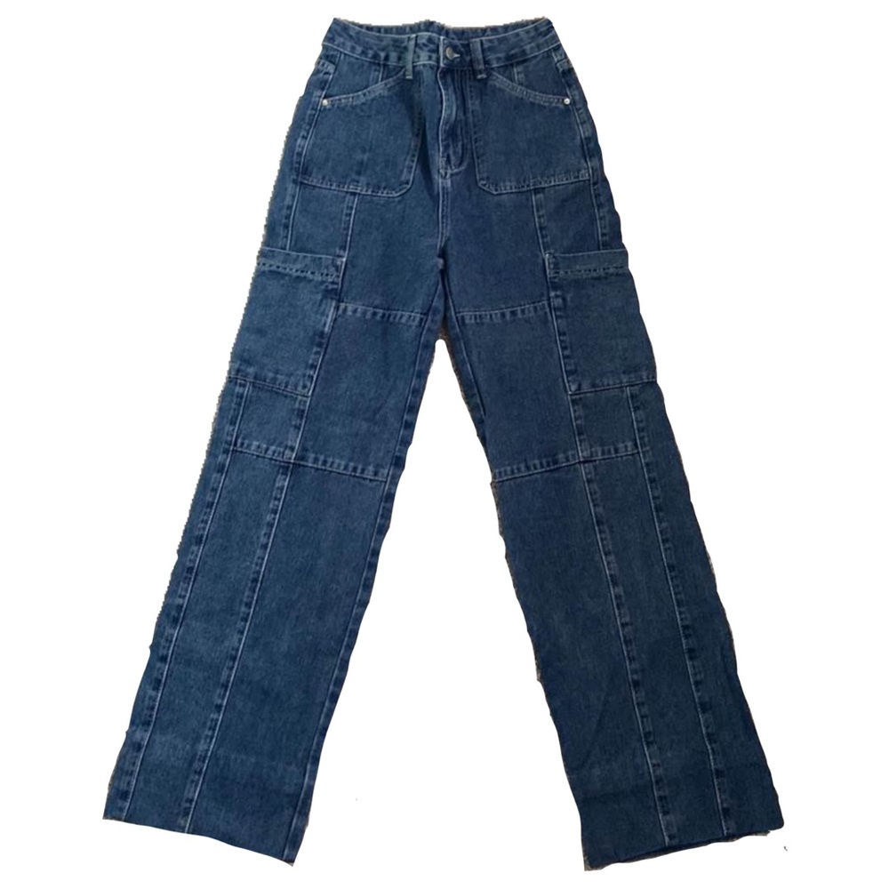 Baggy Blue Pocket Jeans